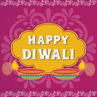 Happy diwali festival background design for banner, poster, flyer, website banner.Print vector