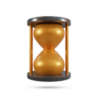 hourglass ui icon 3d rendering sand time ui icon Related tags png