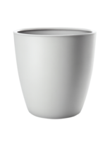 Empty flower pot isolated on transparent background, created with generative AI png