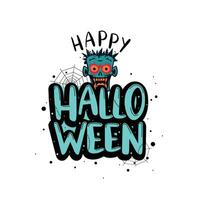 Zombie Chic, A Quirky Halloween Greeting Card vector