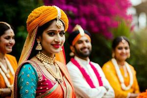 indian wedding in india. AI-Generated photo