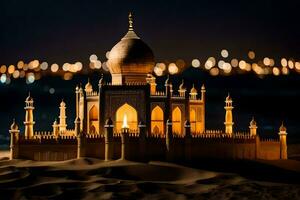 the taj mahal is a white marble mausoleum in the city of uda. AI-Generated photo