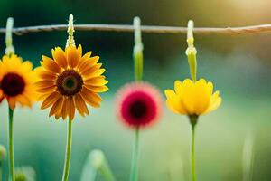 foto fondo de pantalla el sol, flores, el sol, el girasol, flores, el girasol. generado por ai