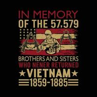 In Memory Of The 57, 579 T Shirt Design vector