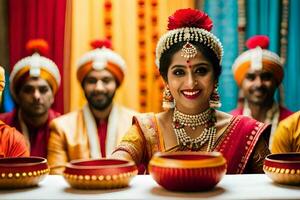 indian wedding photography in mumbai. AI-Generated photo