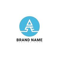 ASE Unique modern flat abstract logo design with blue color. photo