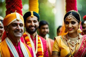 indian wedding in bangalore. AI-Generated photo