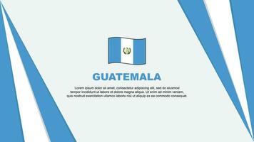 Guatemala Flag Abstract Background Design Template. Guatemala Independence Day Banner Cartoon Vector Illustration. Guatemala Flag