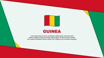 Guinea Flag Abstract Background Design Template. Guinea Independence Day Banner Cartoon Vector Illustration. Guinea Independence Day