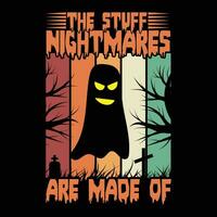 Halloween With Spooky Tshirt Design -  Halloween Vector Design