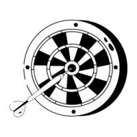 Trendy Dartboard Concepts vector