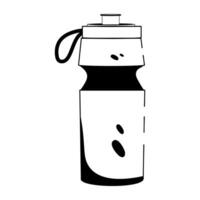 Trendy Sport Bottle vector