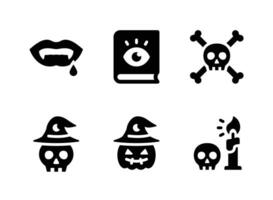 Simple Set of Celestial and Witchcraft Vector Solid Icons