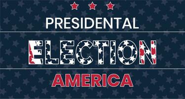 Presidental Election USA American Vote vector