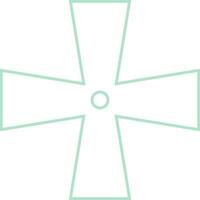 Retro Futuristic Y2K Element vector