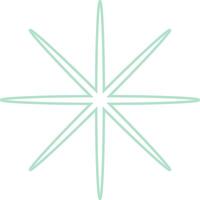 Retro Futuristic Y2K Element vector