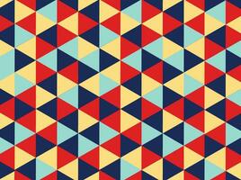 Colorful Geometric Patterns Design Background Vector