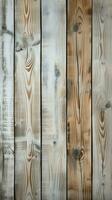 Rustic wooden texture against a clean white wood background Vertical Mobile Wallpaper AI Generated photo