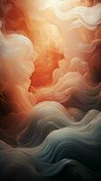 Surreal design immersed in a swirling fog of smoky ambiance Vertical Mobile Wallpaper AI Generated photo