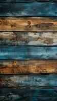 Time-worn vibrant weathered timber backdrop Vertical Mobile Wallpaper AI Generated photo