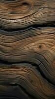 Woodland-inspired design using a file of bark wood texture Vertical Mobile Wallpaper AI Generated photo