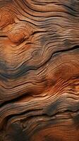 Authentic bark wood texture file for creating natural backgrounds Vertical Mobile Wallpaper AI Generated photo