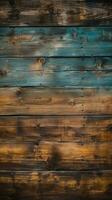 Distressed, vivid, aged wood background with charm Vertical Mobile Wallpaper AI Generated photo