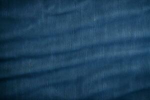 Texture of blue jeans fabric, a rugged and timeless backdrop AI Generated photo