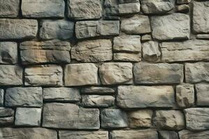 Unshaped stone or rock wall background, showcasing natural ruggedness AI Generated photo
