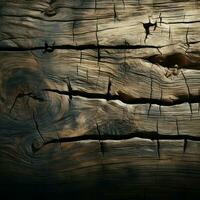 solitario madera superficie, complementa escabroso hormigón pared textura, evocando táctil contraste para social medios de comunicación enviar Talla ai generado foto