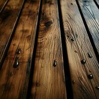 textura de un de madera barril arriba cerca, un terroso y táctil antecedentes para social medios de comunicación enviar Talla ai generado foto