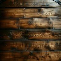 Detailed close up texture of wooden barrel providing rustic aesthetic For Social Media Post Size AI Generated photo