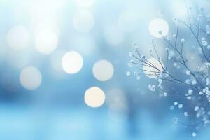 A macro shot of a plant covered in sparkling water droplets photo