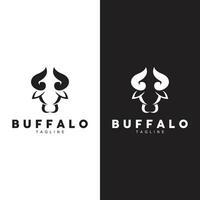 Buffalo Logo Templet Vector Illustration