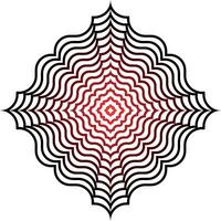 Flower motif, Abstract motif. Symbol of floral design. motif design simple graphic shape isolated on Vector. Motifs decor vector