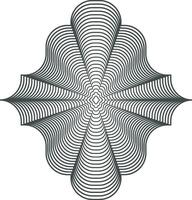 Flower motif, Abstract motif. Symbol of floral design. motif design simple graphic shape isolated on Vector. Motifs decor vector