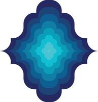 Flower motif, Abstract motif. Symbol of floral design. motif design simple graphic shape isolated on Vector. Motifs decor vector