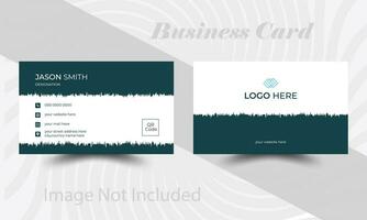 Double-sided creative business card template, Creative and modern business card template. vector