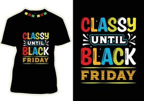 Happy Black Friday T-shirt Design vector