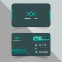 Corporate business card vector