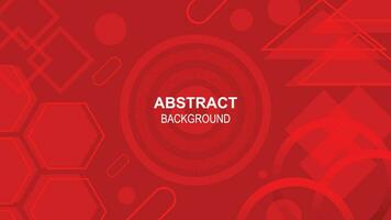 Red bright and luxury dynamic modern abstract background vector