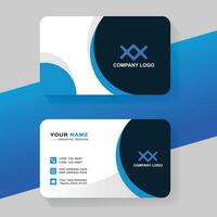 Corporate business card vector