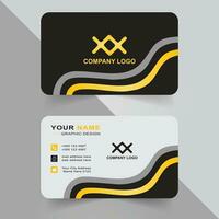 Corporate business card vector