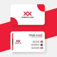 Creative and clean business card template vector