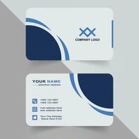 Corporate business card vector