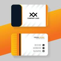 Corporate business card vector