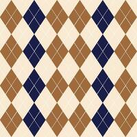 Argyle pattern. Geometric seamless texture. vector