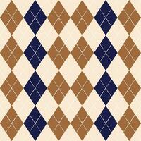 Argyle pattern. Geometric seamless texture. vector