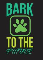 TYPOGRAPHY AND VINTAGE DOG T SHIRT DESIGN vector