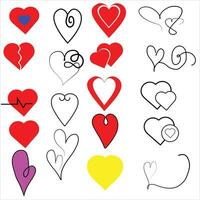 heart icon love vector